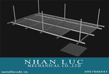 lưới dập giãn, tấm kim loại dập giãn, metal mesh. expanded mesh, expanded mesh ceiling